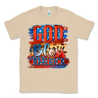 Mushroom God Bless America Classic Tee - Jasminsmagicworld
