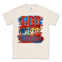 Natural God Bless America Classic Tee - Jasminsmagicworld