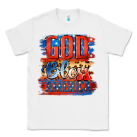 White God Bless America Classic Tee - Jasminsmagicworld
