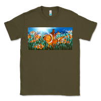 Army Green clown fish  license plate Classic Tee - BarkalooDesign