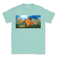 Seafoam clown fish  license plate Classic Tee - BarkalooDesign