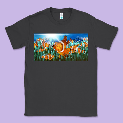Clown Fish  License Plate Classic Tee Designed By Barkaloodesign