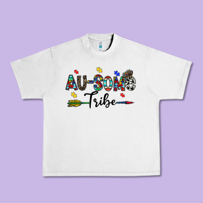 Au Some Tribe Urban Heavy Tee Designed By Cowhidedigitalart