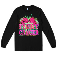 Black fight cancer Long Sleeve Tee - BarkalooDesign