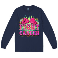 Navy fight cancer Long Sleeve Tee - BarkalooDesign