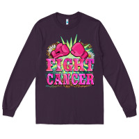Plum fight cancer Long Sleeve Tee - BarkalooDesign