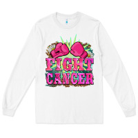 White fight cancer Long Sleeve Tee - BarkalooDesign