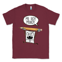 Burgundy sponge bob Classic Tee - artisFamous