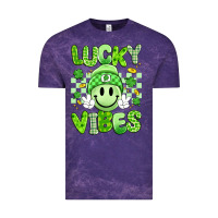 Cloud Purple lucky vibes Vintage Tee - Artiststas