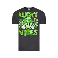 Vintage Black lucky vibes Vintage Tee - Artiststas