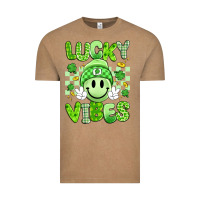 Vintage Coffee lucky vibes Vintage Tee - Artiststas