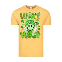 Vintage Mustard lucky vibes Vintage Tee - Artiststas