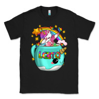 Black LGBTQ Unicorn And Narwhal Mug Classic Tee - BundleAndBundleShop