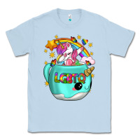 Dusty Blue LGBTQ Unicorn And Narwhal Mug Classic Tee - BundleAndBundleShop