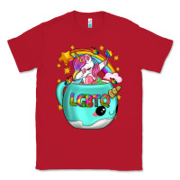 Red LGBTQ Unicorn And Narwhal Mug Classic Tee - BundleAndBundleShop