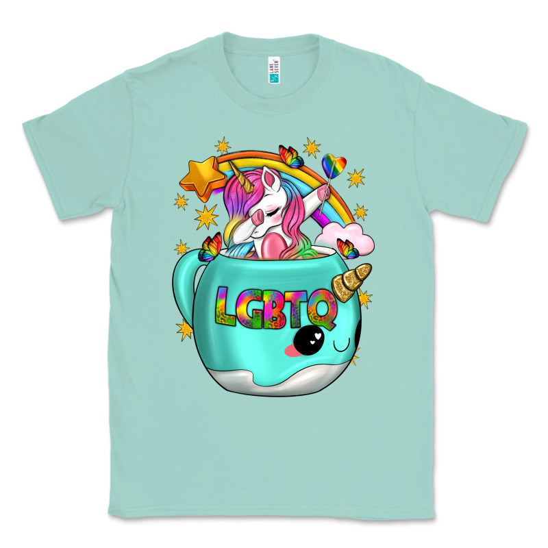 Lgbtq Unicorn And Narwhal Mug Classic Tee by BundleAndBundleShop | Teevron