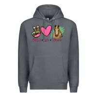 Rock peace love horses Premium Hoodie - RanaPortraitStore