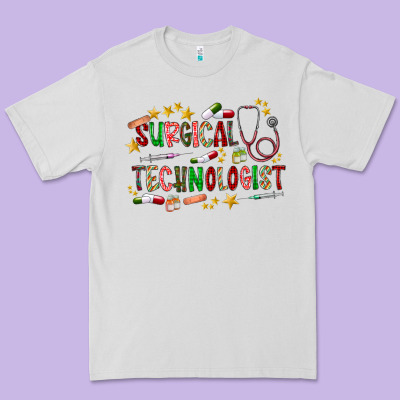 Surgical Technologist Premium Tee Designed By Cowhidedigitalart