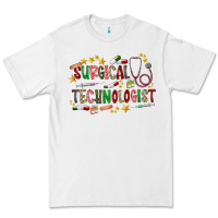 White Surgical Technologist Premium Tee - CowhideDigitalArt