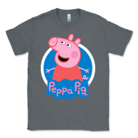 Charcoal Heather peppa pig Classic Tee - artisFamous