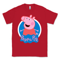 Red peppa pig Classic Tee - artisFamous