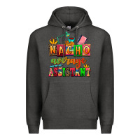 Charcoal Heather nacho average assistant Premium Hoodie - AdoDesignShop