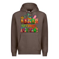 Coffee nacho average assistant Premium Hoodie - AdoDesignShop