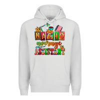 Dove Grey nacho average assistant Premium Hoodie - AdoDesignShop