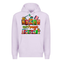 Lilac nacho average assistant Premium Hoodie - AdoDesignShop