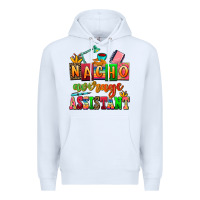 White nacho average assistant Premium Hoodie - AdoDesignShop