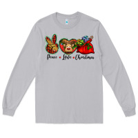 Moon Dust peace love Christmas Long Sleeve Tee - BarkalooDesign