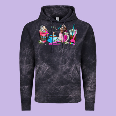 Hair Stylist Coffee Cup Vintage Hoodie Designed By Adodesignshop