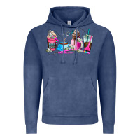 Vintage Denim hair stylist coffee cup Vintage Hoodie - AdoDesignShop
