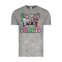 Cloud Rock my dog is my lucky charm Vintage Tee - Artiststas
