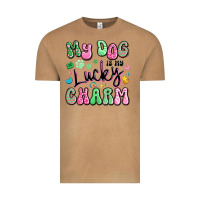 Vintage Camel my dog is my lucky charm Vintage Tee - Artiststas