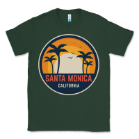 Sports Green santa monica california Classic Tee - artisFamous