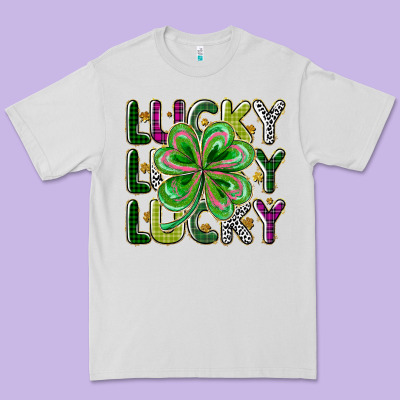 Lucky Premium Tee Designed By Cowhidedigitalart