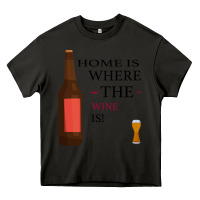 Asphalt HOME IS WHERE THE WINE IS Heavy Core Tee - Bettercallsaul