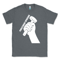 Charcoal Heather proletariat uprising revolution politics Classic Tee - artisFamous
