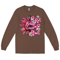 Chestnut breast cancer sunflower Long Sleeve Tee - BarkalooDesign