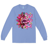 Colony Blue breast cancer sunflower Long Sleeve Tee - BarkalooDesign