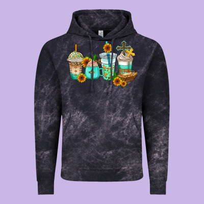 Jesus Coffee Cups Vintage Hoodie Designed By Adodesignshop