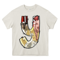 Cream farm life alphabet lowercase letters y Heavy Core Tee - BundleAndBundleShop