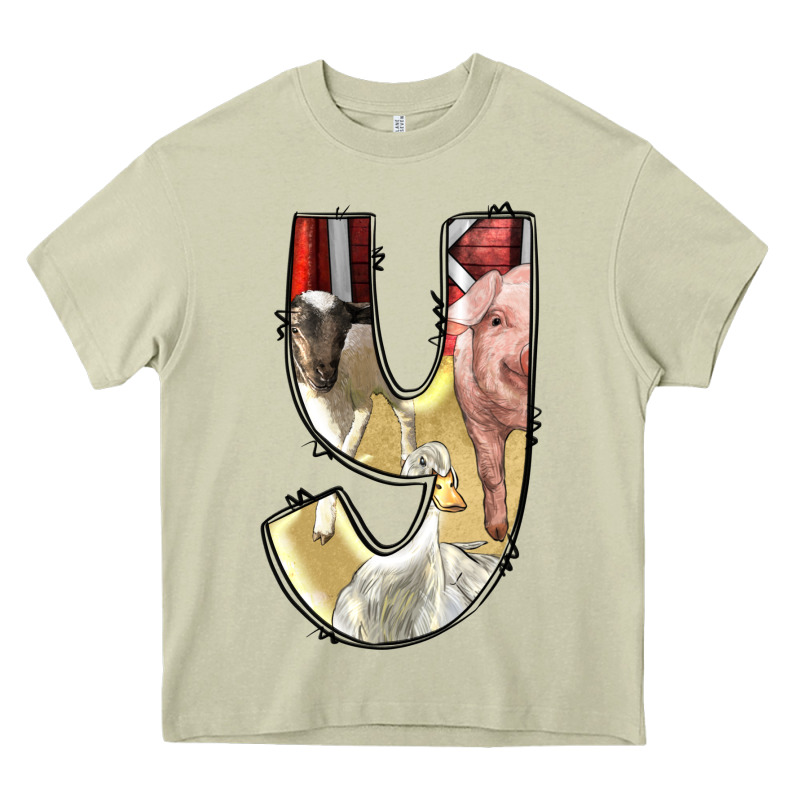 Farm Life Alphabet Lowercase Letters Y Heavy Core Tee by BundleAndBundleShop | Teevron