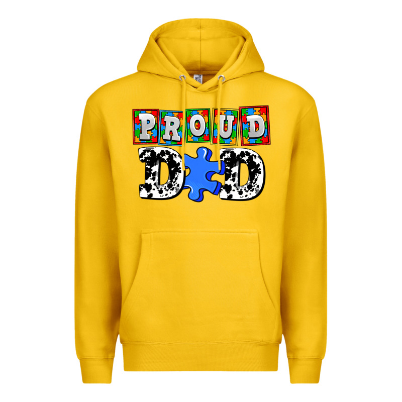 Proud Dad Premium Hoodie by AdoDesignShop | Teevron