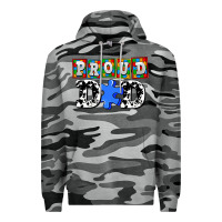 Slate Camo proud dad Premium Hoodie - AdoDesignShop