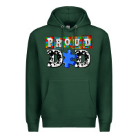 Sports Green proud dad Premium Hoodie - AdoDesignShop