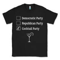 Black democratic republican cocktail party funny Classic Tee - artisFamous