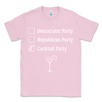 Bubblegum Pink democratic republican cocktail party funny Classic Tee - artisFamous