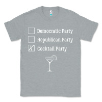 Heather Grey democratic republican cocktail party funny Classic Tee - artisFamous